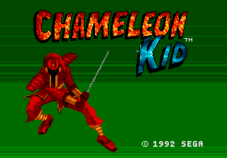 Chameleon Kid Title Screen